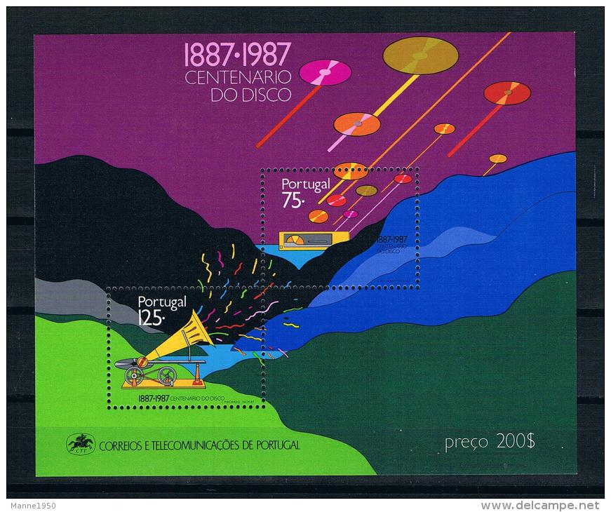 Portugal 1987 Schallplatte Block 55 ** - Ungebraucht