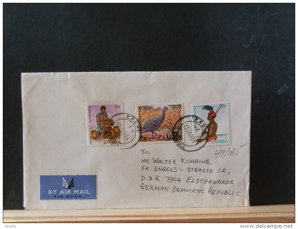 47/035   LETTRE POUR GERMANY - Zambia (1965-...)