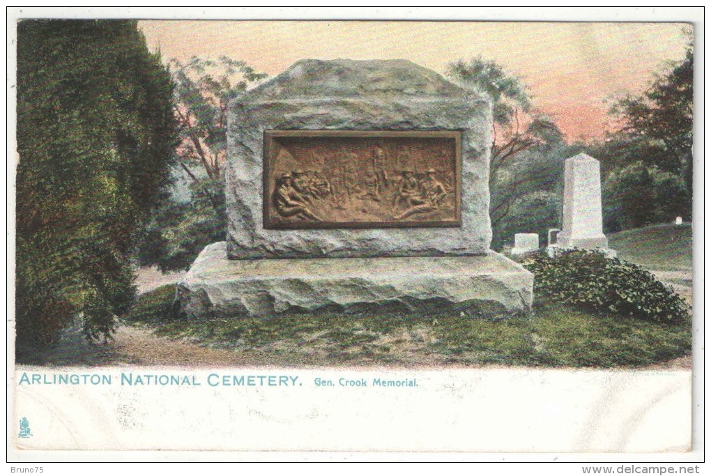 Gen. Crook Memorial, Arlington National Cemetery - 1908 - Arlington