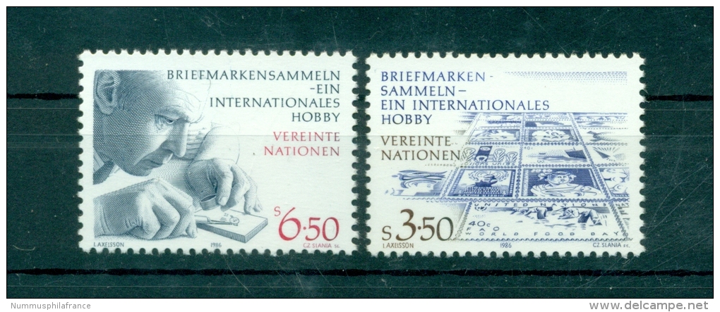 Nations Unies Vienne  1986 - Y & T N.60/61 -  Philatélie - Ungebraucht