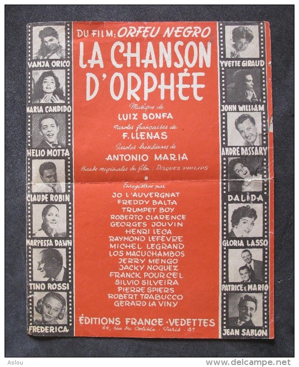 Du Film :Orfeu Negro ;la Chanson D'orphée - Música De Películas