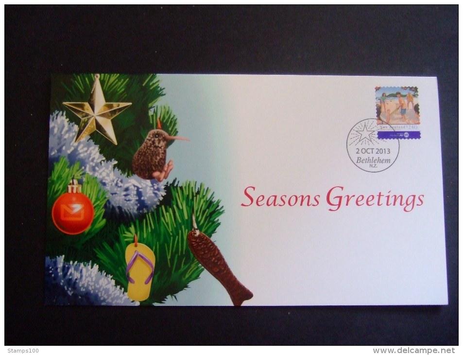 NEW ZEALAND  2013  CHRISTMAS WHISES  (MAP29-NVT) - Gebruikt