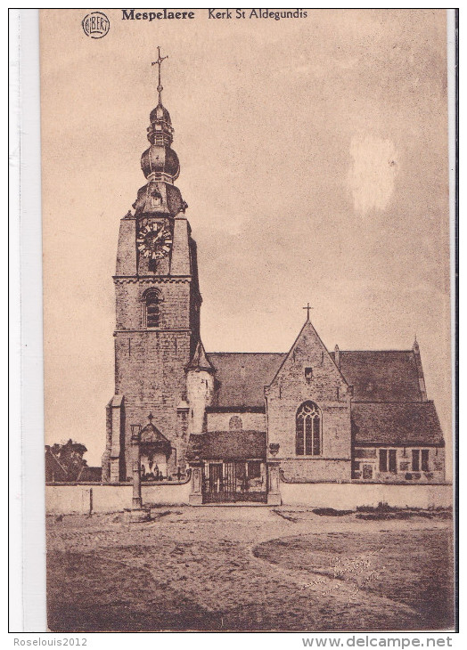 MESPELARE : Kerk St Aldegundis - Dendermonde