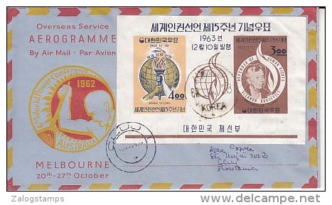 Korea Airmail Cover To Romania    (Z-9628) - Korea, South