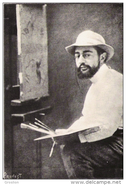 MAISON NATALE D'HENRI DE TOULOUSE LAUTREC ALBI PHOTO PORTRAIT DE L'ARTISTE DANS SON ATELIER - Peintures & Tableaux