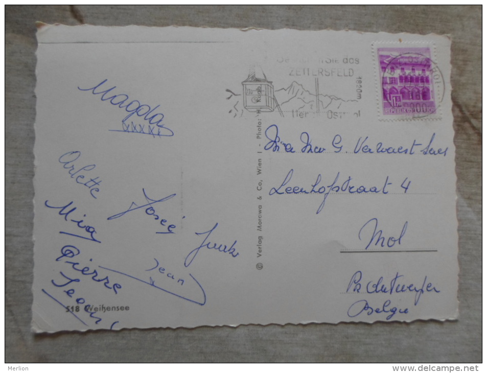 Austria - LIENZ Osttirol - Weissensee- Zettersfeld -  Ca 1966  Sent To MOL Belgium    D128335 - Lienz