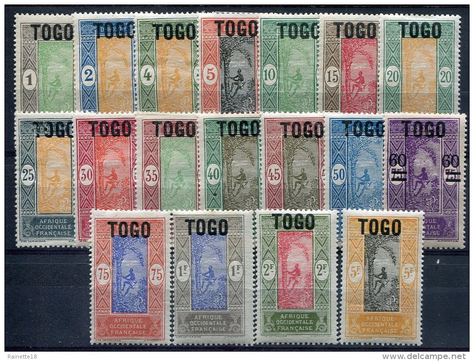 Togo              101/118  * - Neufs