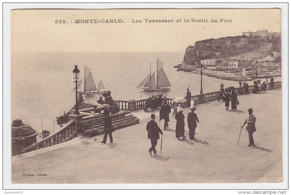 FRANCE. CP. CPA. CARTE POSTALE..........MONACO PORT - Porto