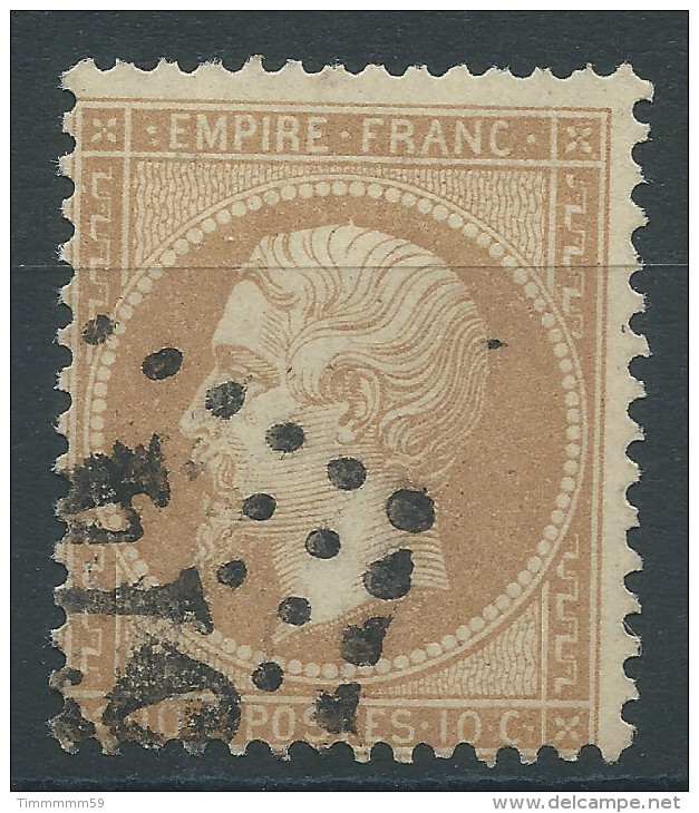 Lot N°27700   N°21, Oblit GC 574 BOURGES (17), - 1862 Napoléon III