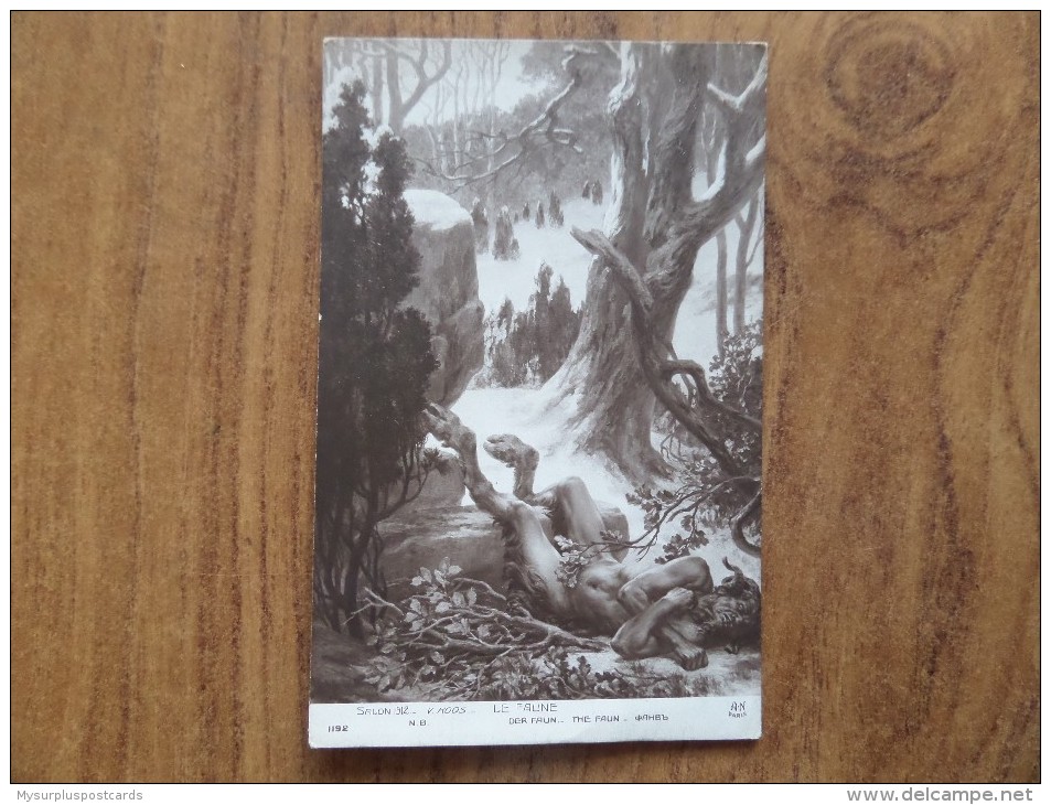 42909 PC: Salon 1912 - V. Koos. - LE FAUNE.  Der Faun. - The Faun. - Museum