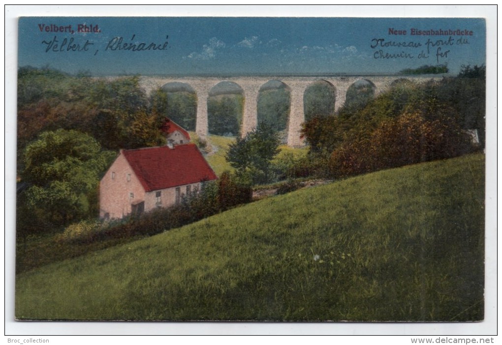 Velbert, Rhld, Neue Eisenbahnbrücke, 1923, VerlagWilh. Fülle - Velbert