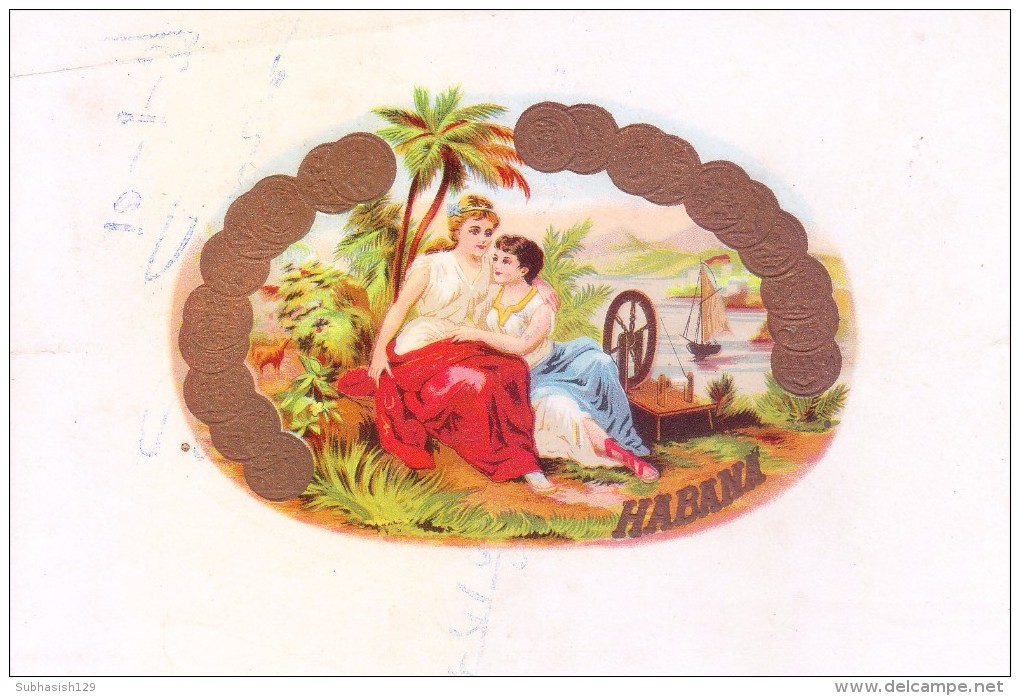 ADVERTISEMENT LABEL - HABANA - Hotelaufkleber