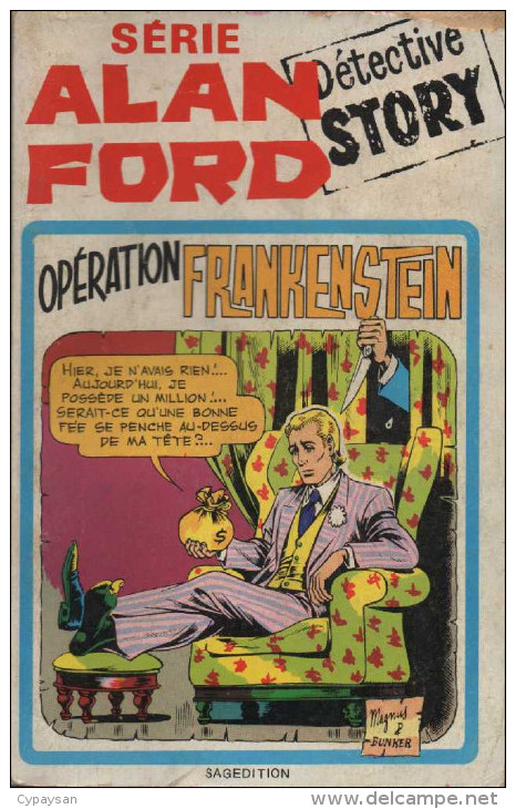 ALAN FORD DETECTIVE STORY N° 2 BE SAGEDITION 04-1975 MAGNUS - Sagédition