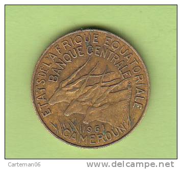 Pièce - Cameroun - Etat De L´Afrique Equatoriale - 5 Francs - 1961 - Kamerun