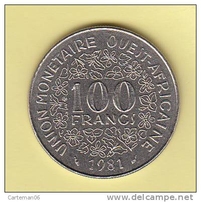 Pièce - Banque Centrale Des Etats De L'Afrique De L'Ouest - 100 Francs - 1981 - Autres – Afrique