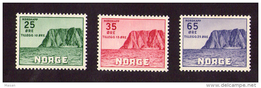 NORWAY - NORGE - NORVEGIA 1957 -  Nordkapp - Capo Nord  - NUOVI - MNH - Unused Stamps