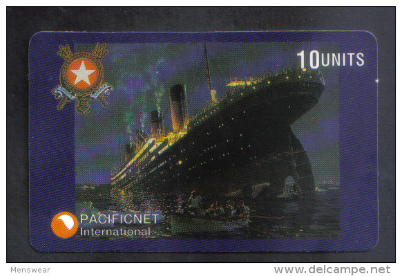PACIFICNET AUSTRALIA 1998 PHONECARD  ( TITANIC ) LIMITED EDITION CARD NUMBER 7 OF 2000 - Australia