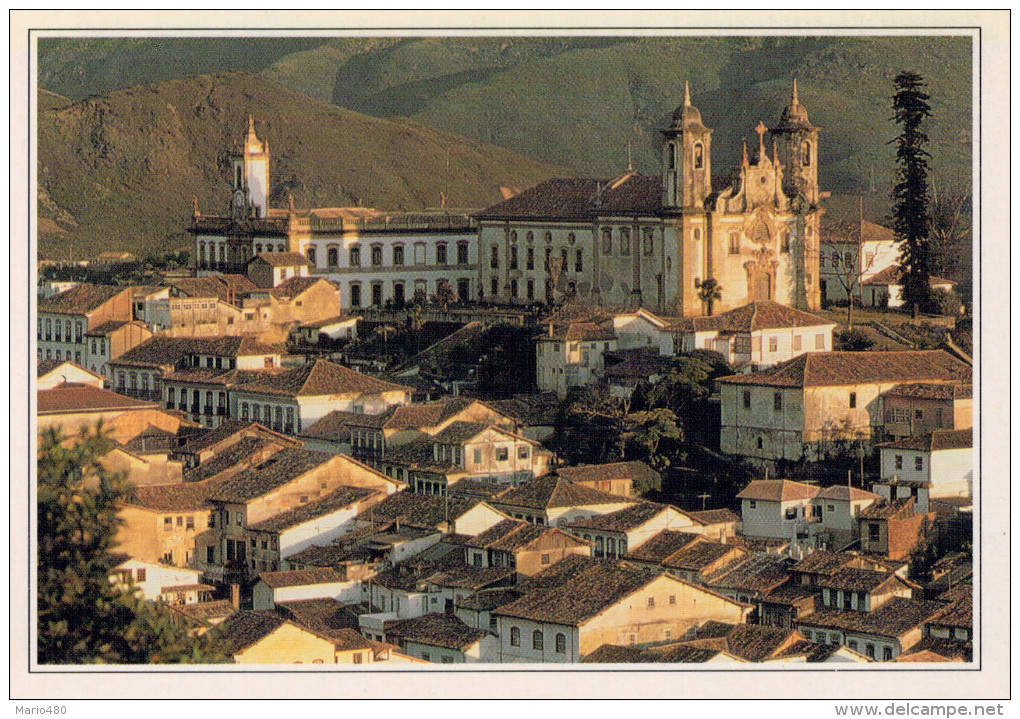 OURO PRETO: LA CHIESA DEI CARMELITANI     (NUOVA  CON DESCRIZIONE DEL LUOGO SUL RETRO) - Altri