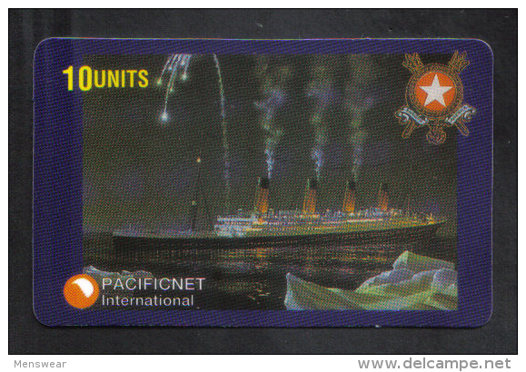 PACIFICNET AUSTRALIA 1998 PHONECARD  ( TITANIC ) LIMITED EDITION CARD NUMBER 15 OF 2000 - Australia