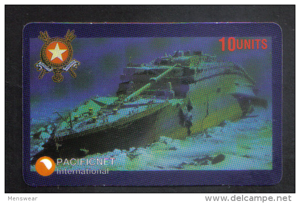 PACIFICNET AUSTRALIA 1998 PHONECARD  ( TITANIC ) LIMITED EDITION CARD NUMBER 1 OF 2000 - Australia