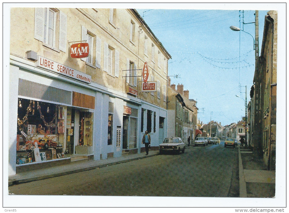 CP CHAMPAGNE SUR OISE, MAGASIN, BAR TABAC, RUE JULES PICARD, VAL D'OISE 95 - Champagne Sur Oise