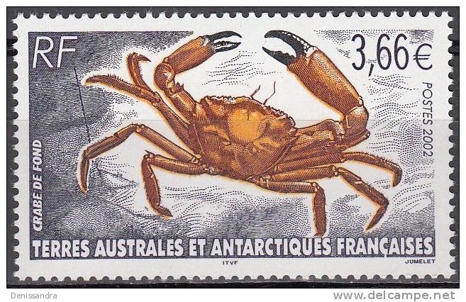 TAAF 2002 Yvert 335 Neuf ** Cote (2015) 14.50 Euro Crabe De Fond - Neufs