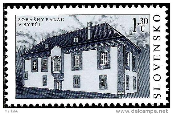 Slovakia - 2014 - Beauties Of Our Homeland: The Wedding Palace In Bytcha - Mint Stamp - Neufs
