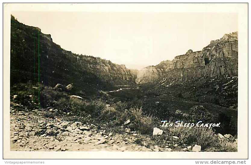 237207-Wyoming, Ten Sleep, RPPC, Ten Sleep Canyon - Other & Unclassified