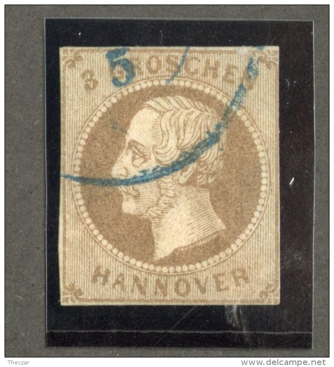 GS-985  Hanover 1859  Michel #16  (o)   Scott #23  ~ Offers Welcome! ~ - Hannover