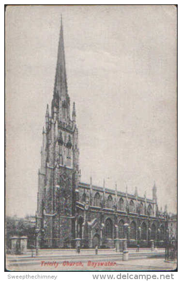 Holy Trinity Church Bayswater London Postcard J BEAGLES UNUSED - Londen - Buitenwijken