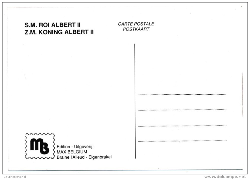 BELGIQUE - 1 Carte Maximum - S.M. Roi Albert II - 1983 - Königshäuser, Adel