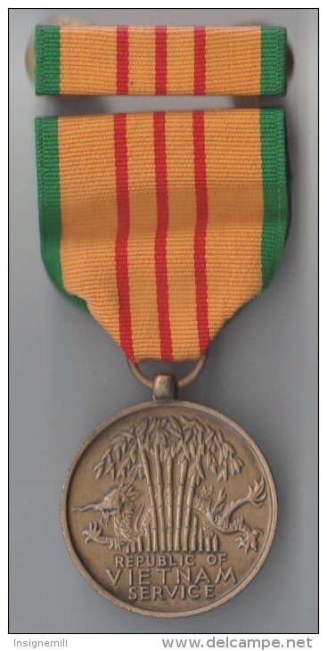 MEDAILLE REPUBLIC OF VIETNAM SERVICE  UNITED STATES OF AMERICA , + Rappel Décoration - Verenigde Staten