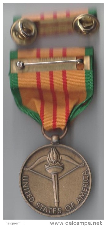 MEDAILLE REPUBLIC OF VIETNAM SERVICE  UNITED STATES OF AMERICA , + Rappel Décoration - Etats-Unis