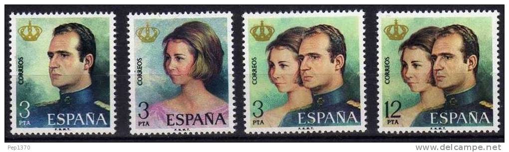 ESPAÑA 1975 - PROCLAMACION DE JUAN CARLOS I REY DE ESPAÑA - Edifil Nº 2302-2305 - Yvert 1948-1951 - Nuevos