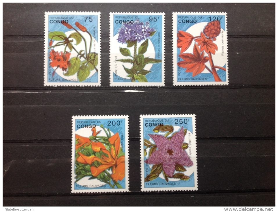 Congo - Postfris / MNH - Complete Set Afrikaanse Planten 1993 - Ungebraucht