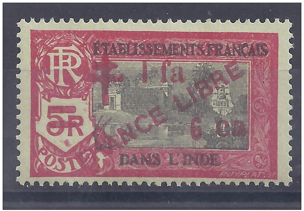 Inde - N° 212  Neuf * - France Libre - Unused Stamps
