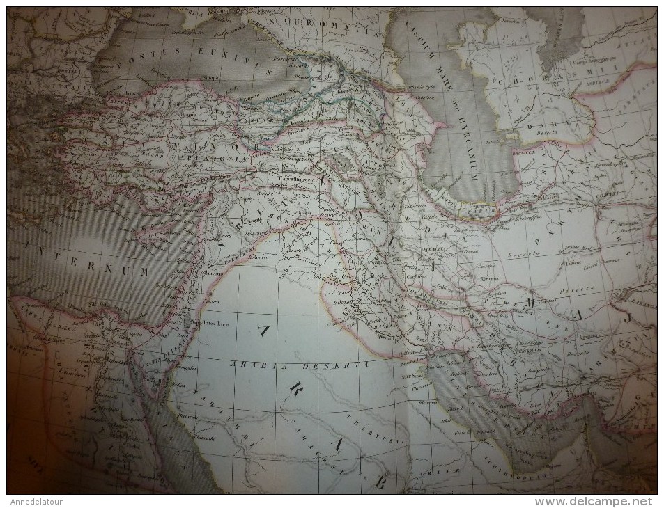 1832 Carte De L' EMPIRE D' ALEXANDRE ),par Lapie 1er Géographe Du Roi, Gravure Lallemand,Chez Eymery Fruger & Cie - Landkarten