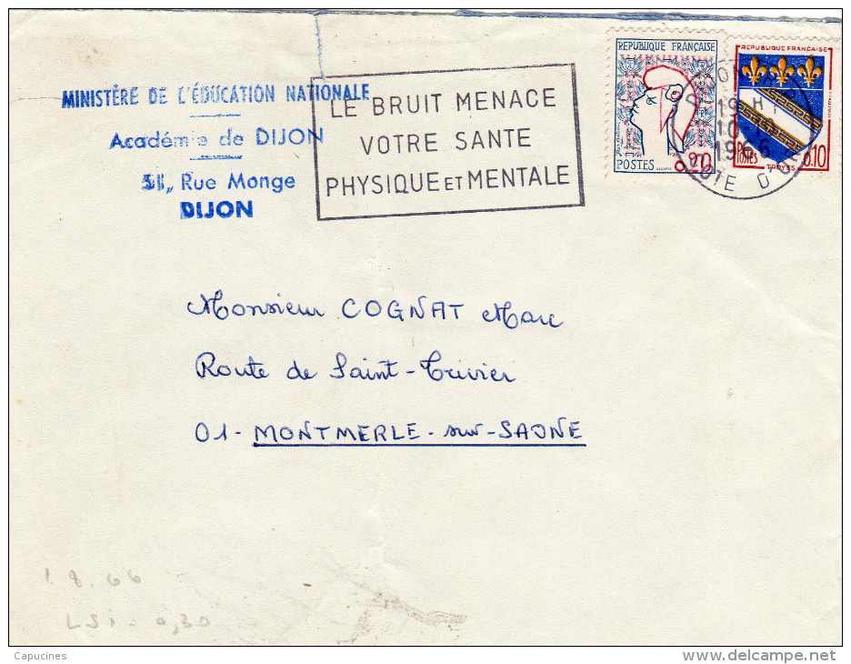 2013 Marianne De Cocteau -  1961: Affranch. LSI (tarif Du 18/01/65) - 1961 Marianni Di Cocteau