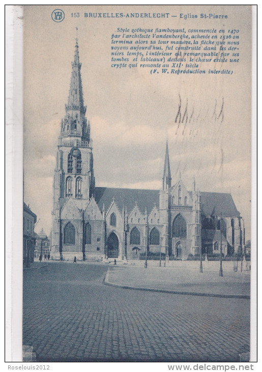 BRUXELLES / ANDERLECHT : église Saint-Pierre - Anderlecht