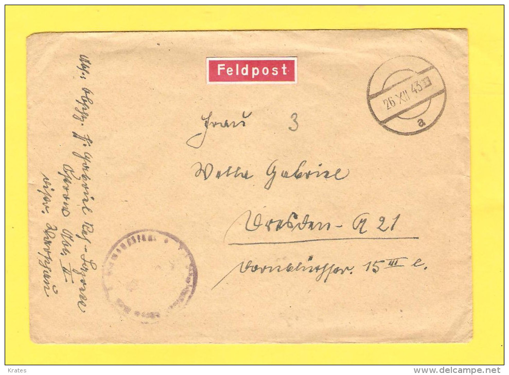 Old Letter - Germany, Deutsches Reich, Feldpost - Covers & Documents