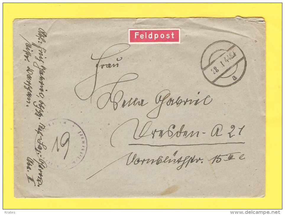 Old Letter - Germany, Deutsches Reich, Feldpost - Covers & Documents