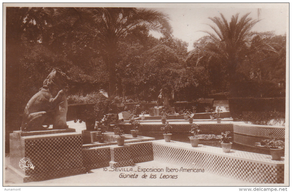 España--Sevilla--Glorieta De Los Leones--Exposicion Ibero-Americana--a, Francia - Sevilla