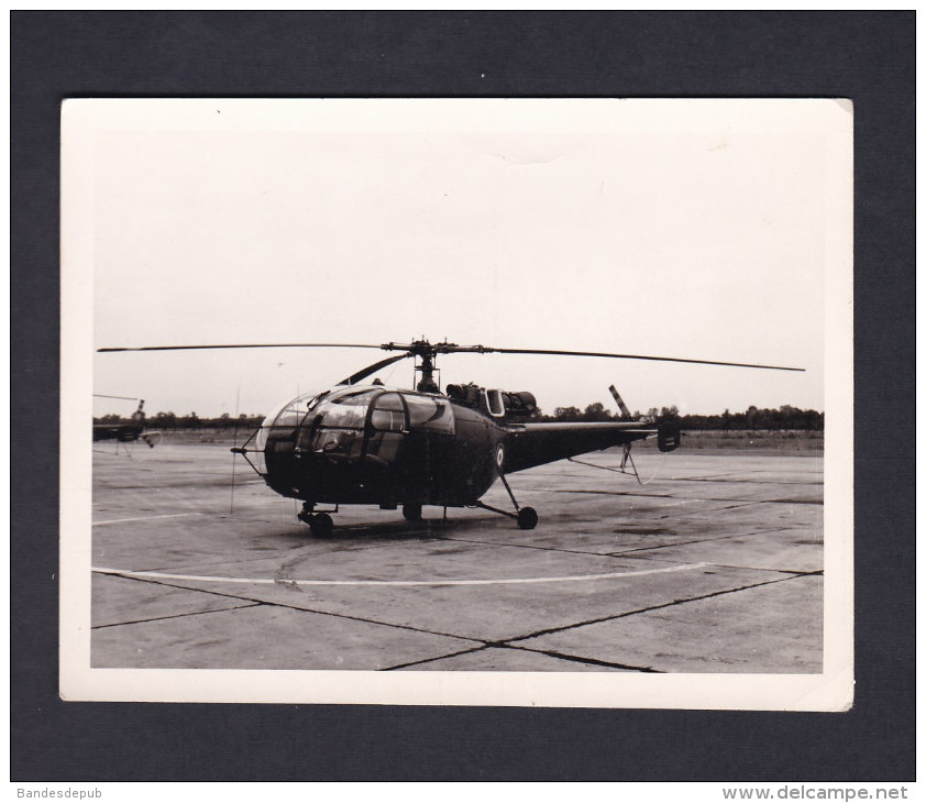 Photo Ancienne - Aviation - Armée De L' Air Francaise - Helicoptère à Identifier - Luchtvaart