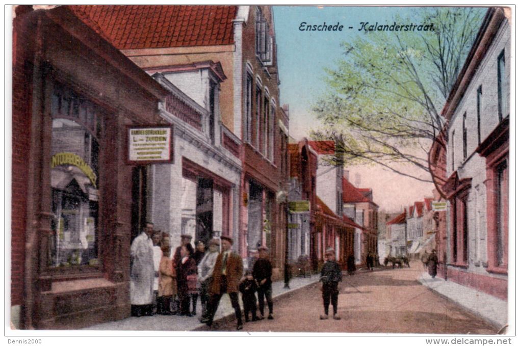 ENSCHEDE - Kalanderstraat -   Colored - Without Verlag - Enschede