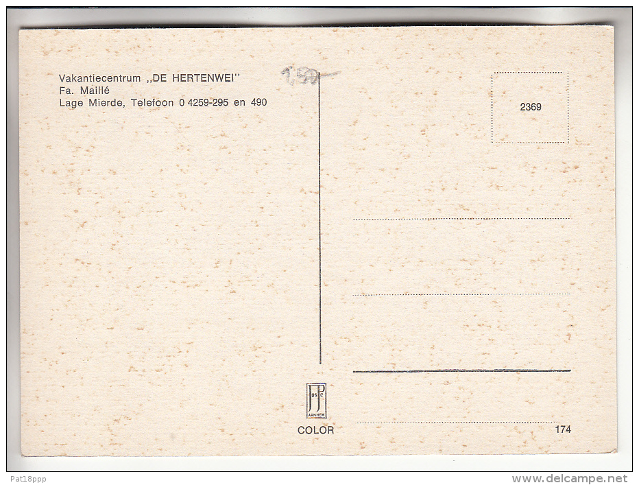 HOLLAND Pays Bas - LAGE MIERDE - Vakantiecentrum DE HERTENWEI ( Camping Caravanes ) Jolie CPSM CPM GF - - Autres & Non Classés