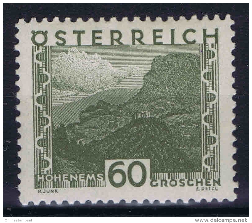 Osterreich-1929 Mi 509 Falz MH/* - Ungebraucht