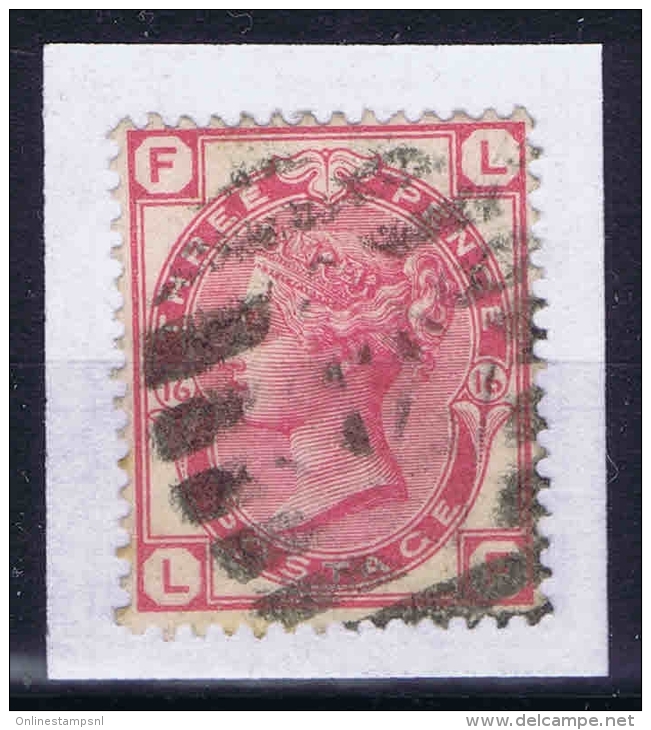 UKUK SG 144, 1873, Plate Nr 16 , Used - Gebruikt