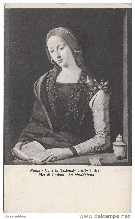 IT.- Roma - Galleria Nazionale D'Arte Antica Pier Di Cosimo - La Maddalena. Devotie. - Schilderijen