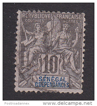 Senegal, Scott #40, Used, Navigation And Commerce, Issued 1892 - Used Stamps