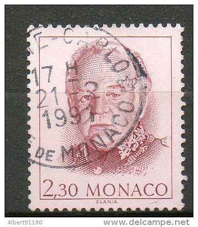 MONACO  Princes Rainier III 1990  N° 1706 - Used Stamps